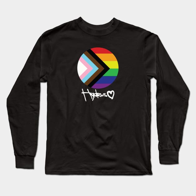 Hydrus Pride Heart Long Sleeve T-Shirt by Hydrus